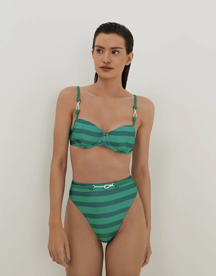 Vix Paula Hermanny striped bikini